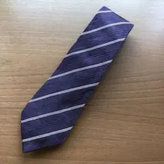 Maker's Shirt 鎌倉 レジメンタルタイ·パープル