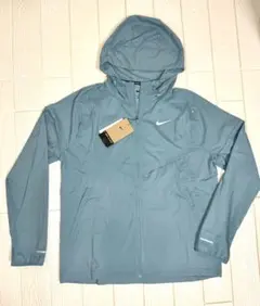 新品ナイキNike フード付きナイロンジャケット ライトブルー