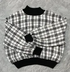⭐️GRL⭐️ チェック柄ニットセーター Lサイズ