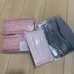 ピンクとグレーのマスク まとめ売り
