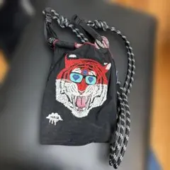 難ありball &chain 虎の刺繍 ショルダーバッグ