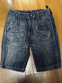 wjk デニム ショートパンツ ダメージ加工のサムネイル
