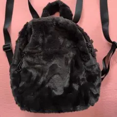 ナイキ　ファー素材 ブラック バックパック