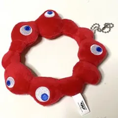 ミャクミャク　カバンに付けられるぬいぐるみ　ロゴマーク