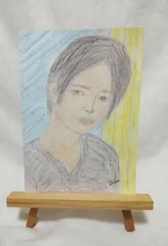 悩める 青年　原画　１枚 L判位