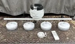 ニトリ 4灯LEDシーリングライト YP787C ホワイト 調光 調色 リモコンのサムネイル
