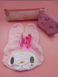 マイメロディ ペンケース & ポーチ2種 セット