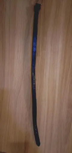 秋冬sale✨ネイビー クロコダイル レザー ベルト ブルー 青