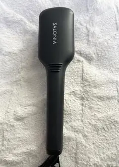 SALONIA ストレートヒートブラシ SL-012BK 本体