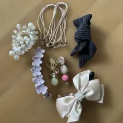 ヘアアクセサリー 6点セット