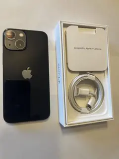 【美品】Apple iPhone 13 mini 128GB 本体　ブラック箱付