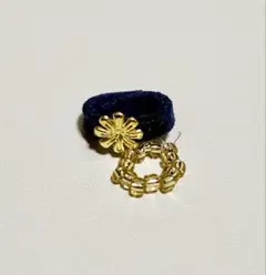 ☆オビツ11 ねんどろいどどーる　ゴールドお花モチーフのブレスレット　2点☆