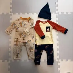 moimoln ベビーパジャマ 2点セット