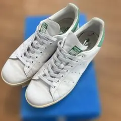 アディダス スタンスミス D67361 天然皮革　29cm 白・グリーンのサムネイル