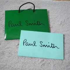 Paul Smith ショップ袋　封筒、リボン付き