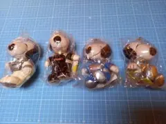 2001 SNOOPYアストロノーツ ぬいぐるみキーホルダー4体