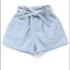 ブリーズ　デニム　リボン　フリル　ショートパンツ