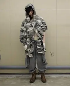 リバーシブル　archive　迷彩オーバーサイズミリタリー　 kakko