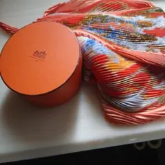 HERMES 人気柄プリーツスカーフ 船 ヴィンテージ 未使用 - メルカリ