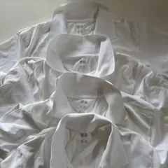 UNIQLO ユニクロ ドライEXポロシャツ 半袖 ホワイト L 4点セット