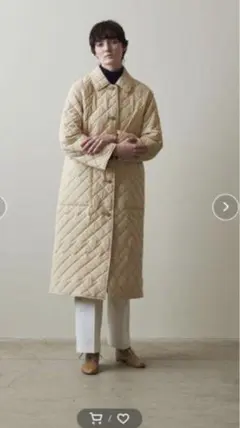 スティーブアラン　キルティングコート