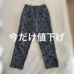 激レア コムデギャルソンオムプリュス ブリーチ加工ドット柄ソックス