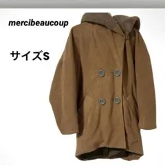 メルシーボークー コート フリース ムートン風 ボア レディース アウター