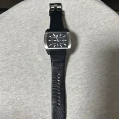 DIESEL レザー時計