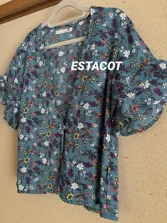 ESTACOT 花柄ブラウス 羽織もののサムネイル