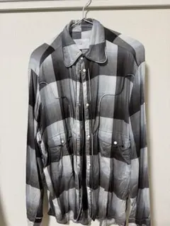 AMIRI アミリ チェック柄 レイヤードシャツ - メルカリ