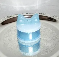 小物入れ✩⡱ クリアブルー×ミルキーホワイト