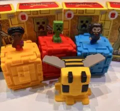 Minecraft フィギュアセット　マクドナルド　パッピーセット　第二弾 4種