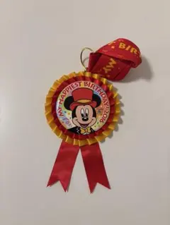 ミッキーマウス 誕生日ロゼット2016
