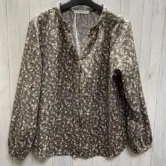 サマンサモスモスブルー　ノーカラー　トップス　ブラウス　ゆったり　羽織り　速乾