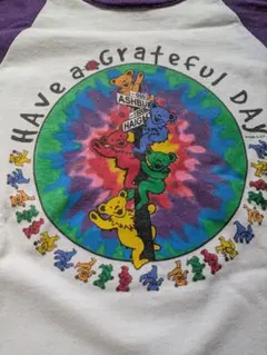 90s USA製 Grateful dead bear 七分袖 Tシャツ M