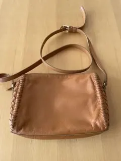 COLE HAAN ブラウンショルダーバッグ