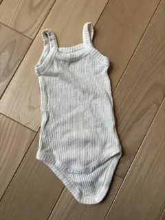 MONBÉBÉ リブ編みロンパース サイズS