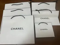 CHANEL 白 ショップ袋 6枚セット