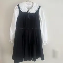 【極美品】ショパン ワンピース フリルブラウス リボン 3点セット卒園式 130
