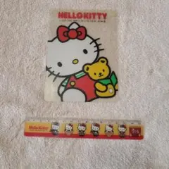 HELLO KITTY　キティ　レトロ　下敷き　定規　セット