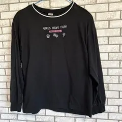 Mizzie Piano! 長袖カットソー美品　黒