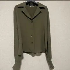 Salvatore Ferragamo 長袖シャツ 46サイズ　シルク100%のサムネイル
