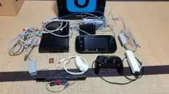 任天堂 WiiU 本体 プレミアムセット 黒　スマブラ、マリオメーカー内蔵