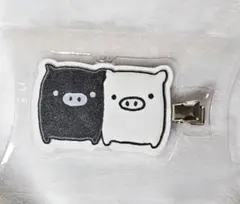 サンエックスレジェンドキャラクター前髪クリップ モノクロブーのサムネイル