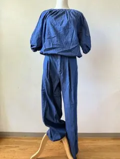 ミラ・オーウェン　インディゴブルー デニム セットアップ