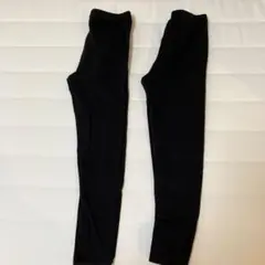 ユニクロ　HEATTECHレギンス 120cm ブラック　２本セット