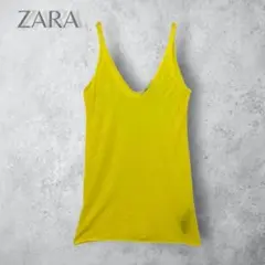 【ZARA KNIT ザラ】　薄手ニットキャミソール　コットン100% 洗えるのサムネイル