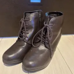 armelier ダークブラウン レースアップブーティのサムネイル