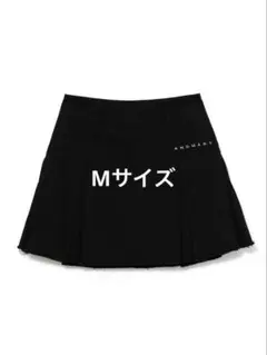Mary logo cotton skirt （black）ANDMARY - メルカリ
