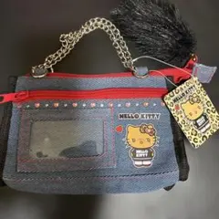 ‼️新品‼️Hello Kitty デニムマルチポーチ ギャル系